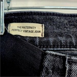 Madewell The Perfect Vintage Maternity Denim Jeans in Black